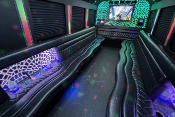 Dearborn Heights Limo Bus Interior