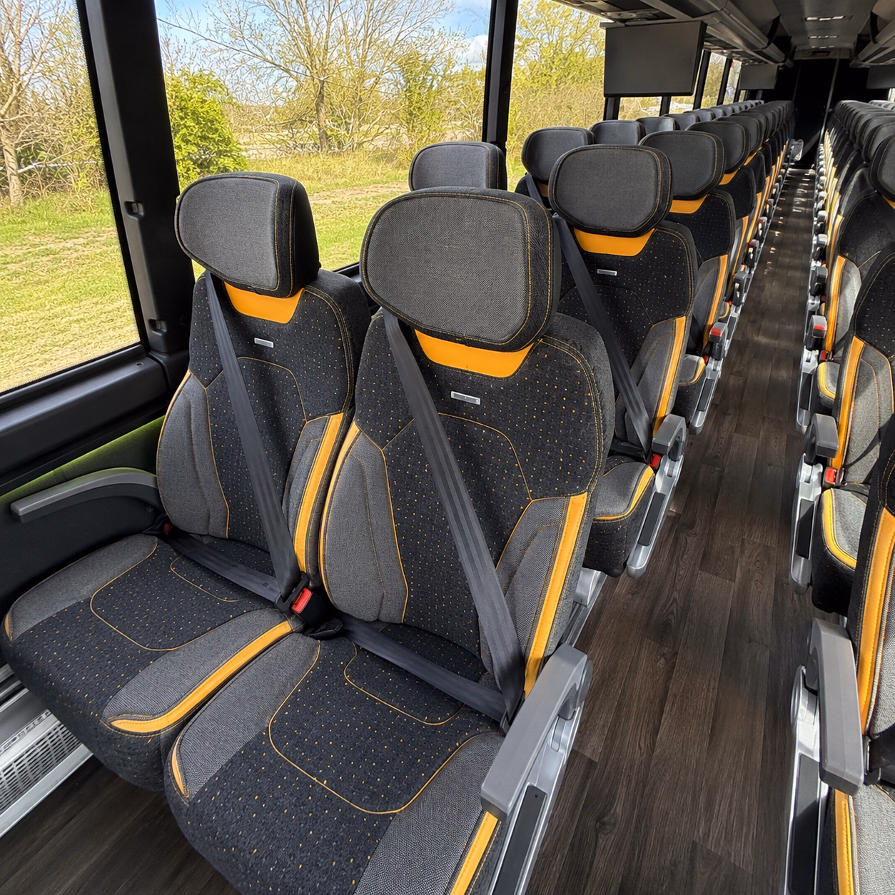 dearborn heights airport transportation onboard seating