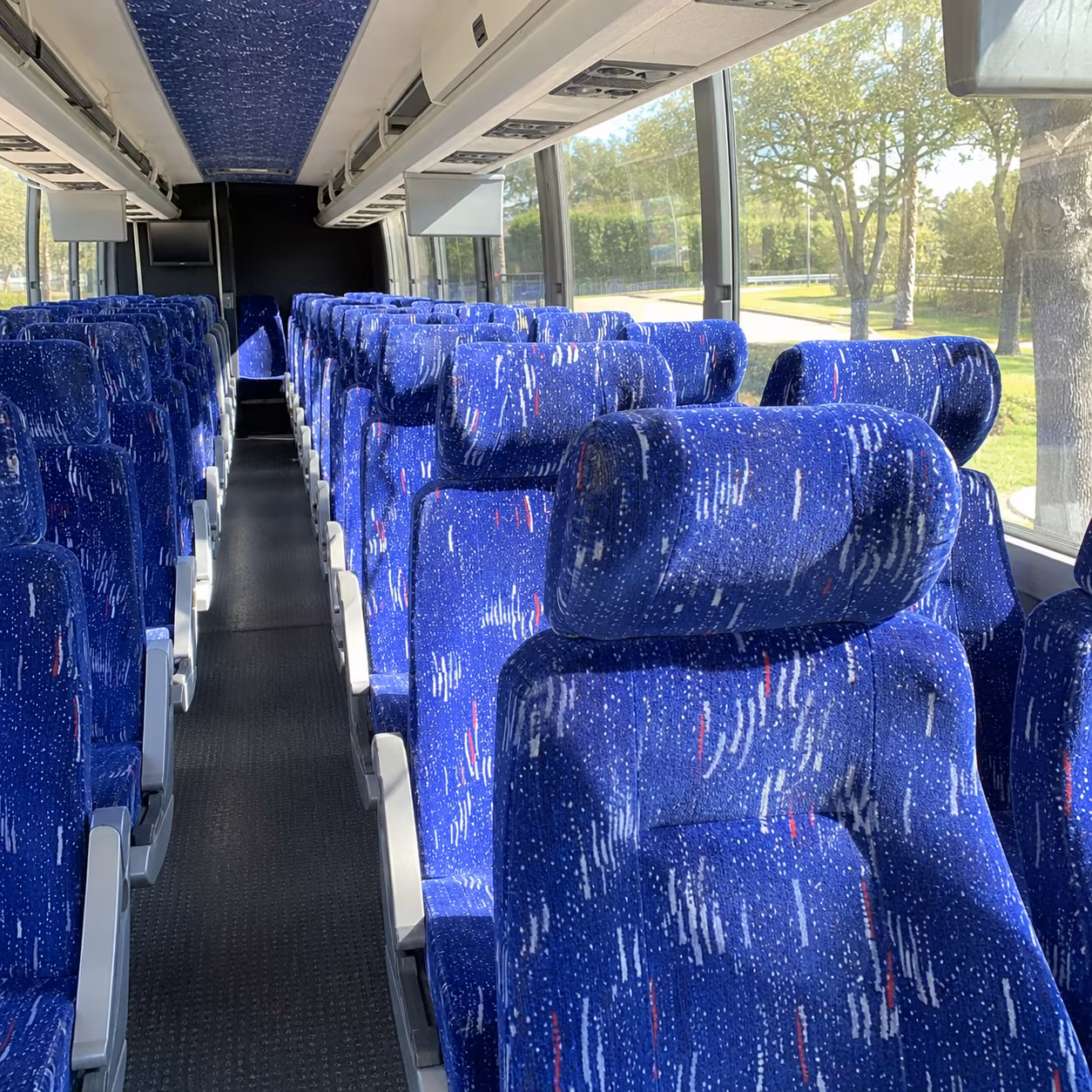 dearborn heights charter bus rental interior