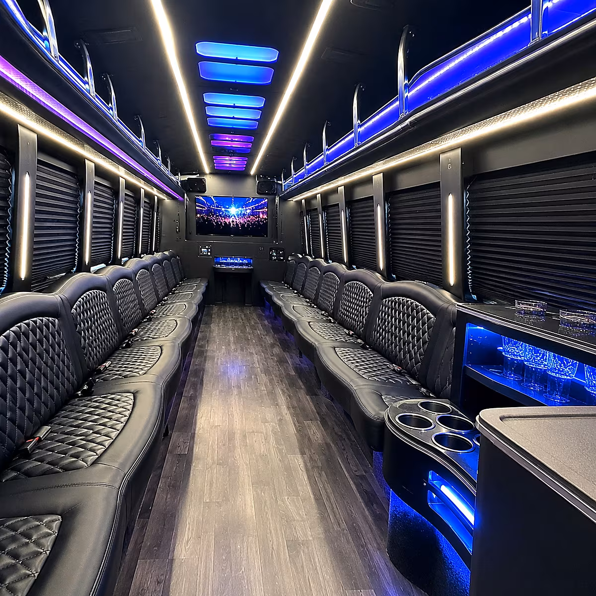 dearborn heights party bus rentals inside